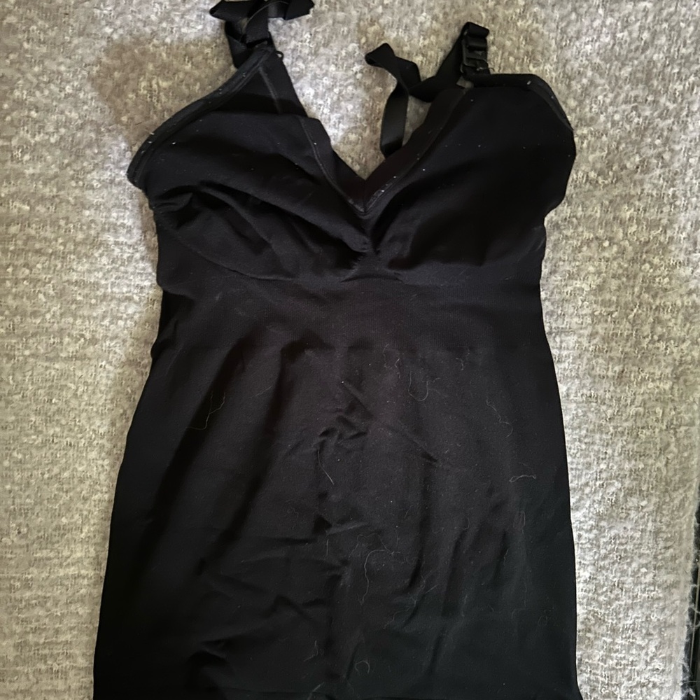Ingrid & Isabel Black Nursing Tank